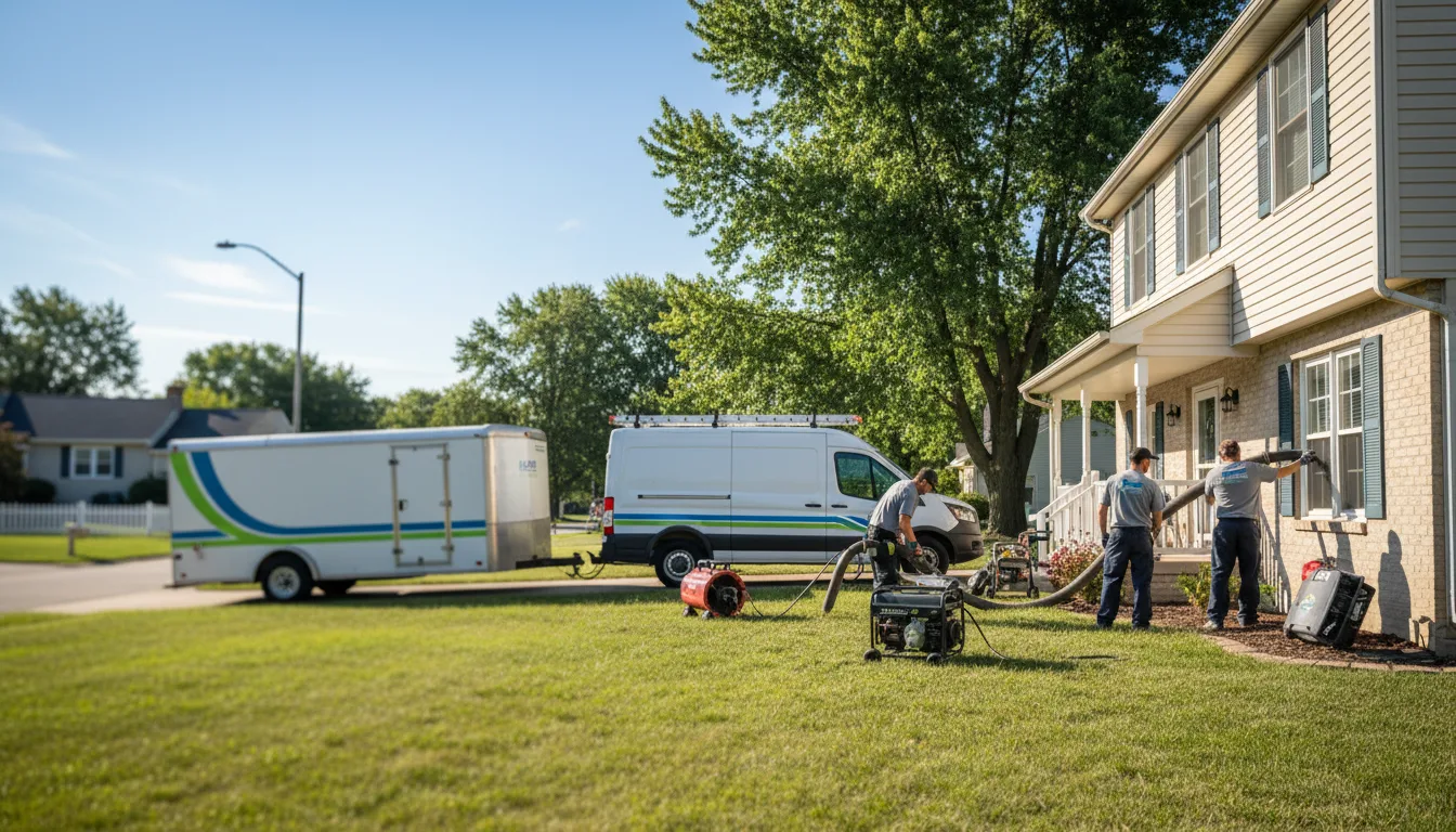 Flooded Basement Restoration And Cleanup With Repair in Pearson, WI near me